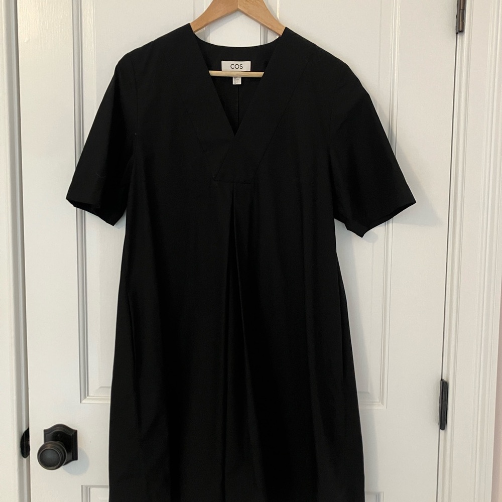 COS Black Midi Dress